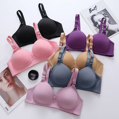 Bra Plus Size Bossy Cup Wireless Bra Women Bra Full Cup Cotton